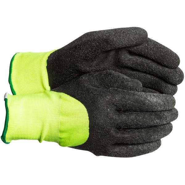 Työkäsineet 8 latex 3/4 hi-vis