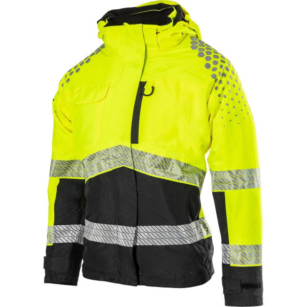 Huomiotalvitakki naisten 3XL Arlen kelt/musta 2LK