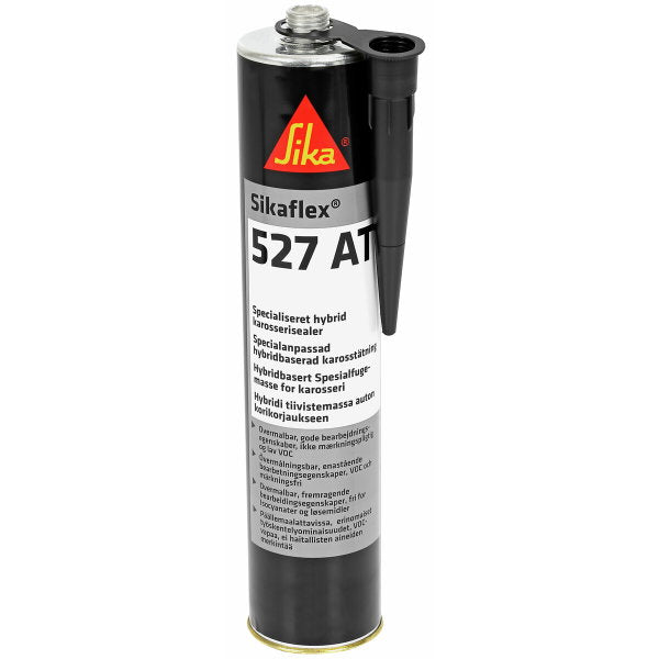Liimatiivistemassa stp musta 300 ml sikaflex 527