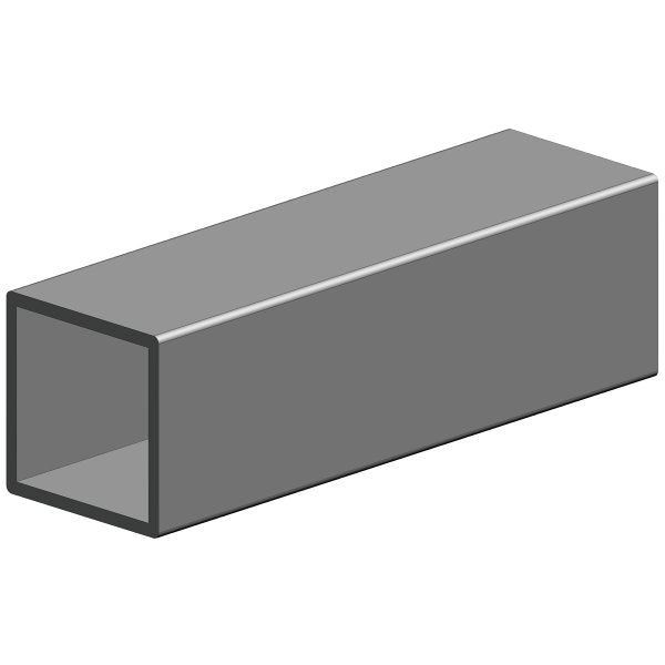 Huonekaluputki 30x30x1,5x2000 mm teräs