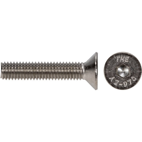 Kuusiokoloruuvi M8X25 6 kpl A2 uppo DIN7991