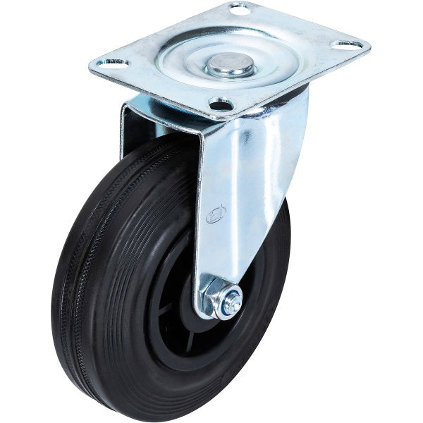 Kääntöpyörä 125 mm musta