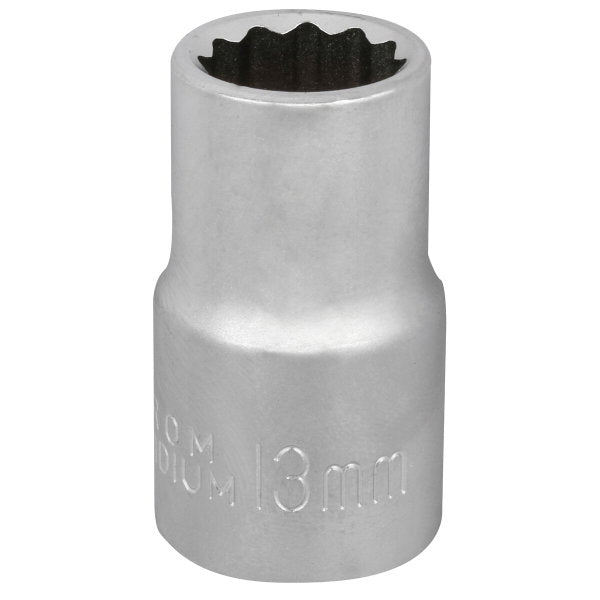 Hylsy 1/2"- 13 mm 12-KULMA matta