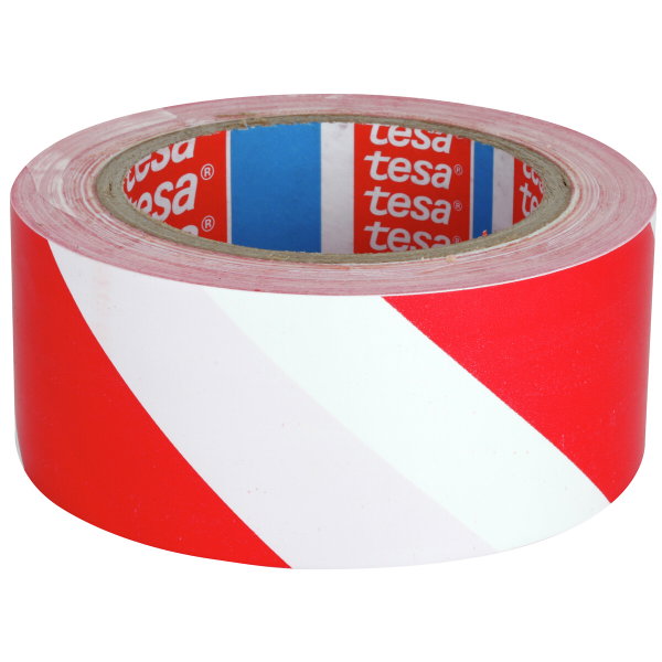 Varoitusraita 60760 puna-valk. 33 m/50 mm