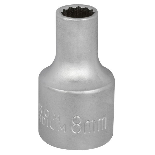 Hylsy 1/2"-  8 mm 12-KULMA matta