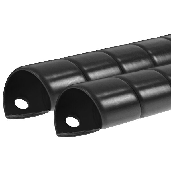 Suojaspiraali 40 mm musta 1 m 2 kpl