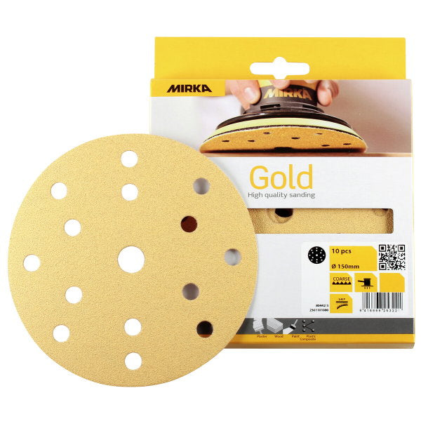 HIOMAPYORO 150MM 15R P240 GOLD 10KPL MIR1439