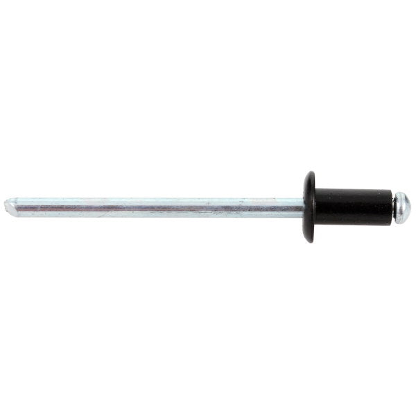 Vetoniitti alu 4,0X 8,0 musta 50 kpl blister