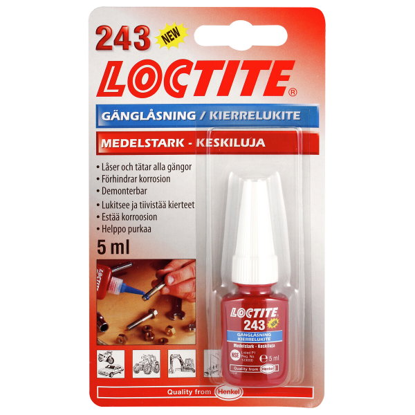 Ruuvilukite normaali 5 ml (243)