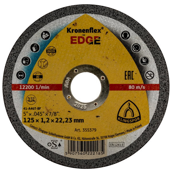 Katkaisulaikka 125X1,2X22,23 edge