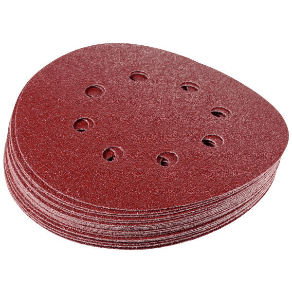 HIOMAPYORO 125MM 8R P40 PUNAINEN 20KPL MIR1358