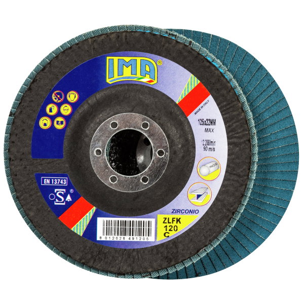 Lamellilaikka 125 mm G120 zircon