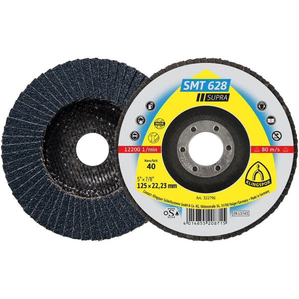 Lamellilaikka 125 mm  SMT628 G40 suora