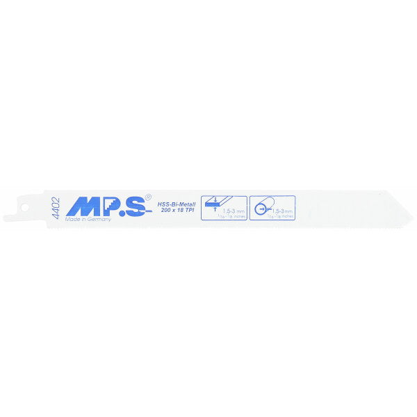 Puukkosahanterä 200 mm bim 18TPI 4402 metalli 2 kpl