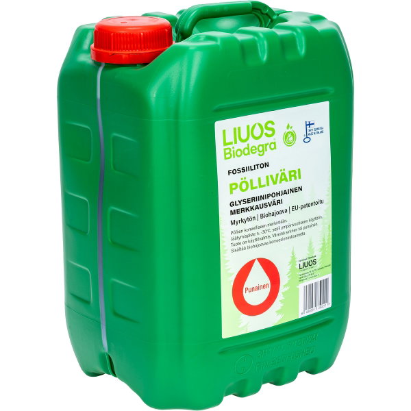 Puun merkintäväri pun. biodegra 10 l