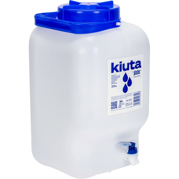 Vesiastia 20 l painohanalla Plastex