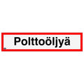 Opaste 400X100 polttoöljy, tarra