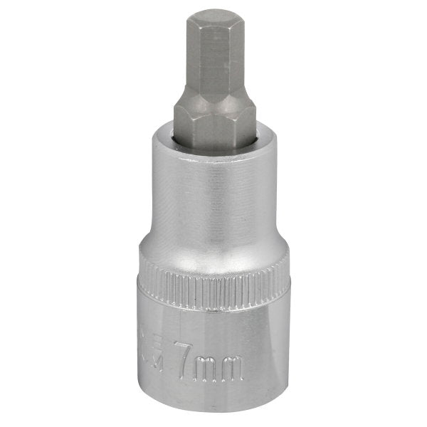 Kuusiokolokärkihylsy 1/2" S2 7 mm