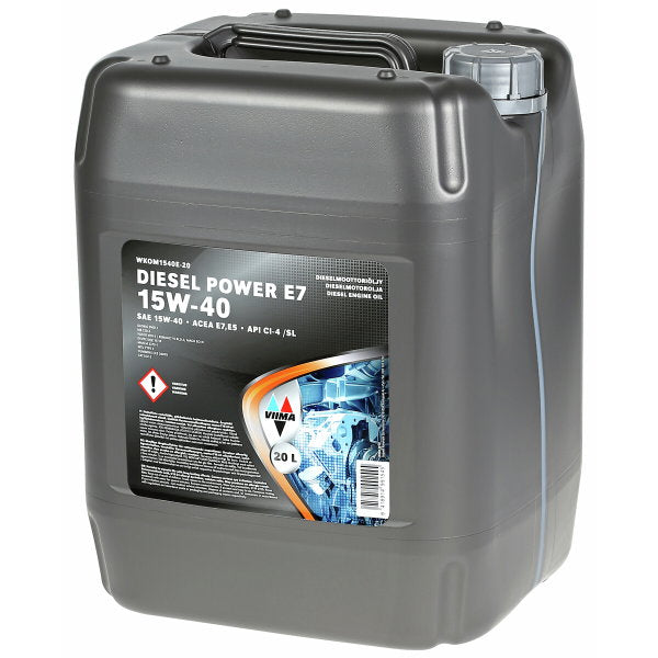 Moottoriöljy diesel power E7 15 w-40 20 l