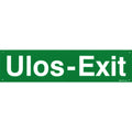 Opaste jv 400X100 ulos-exit, muovi