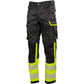 Housut D104 greyson fl.kel/musta LK1