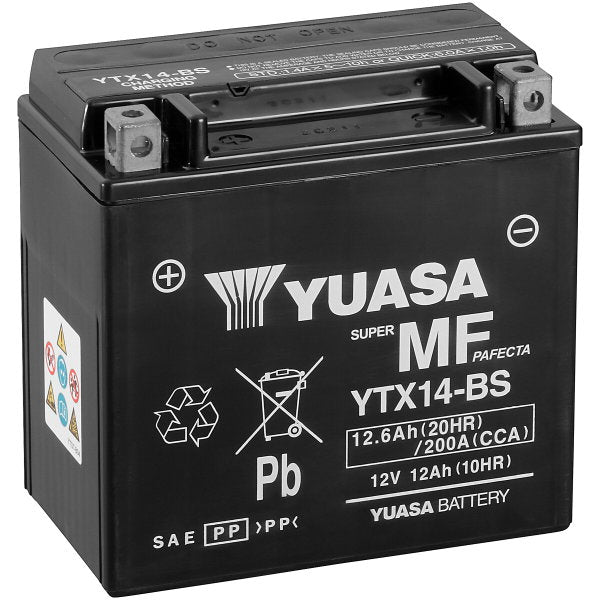 Akku Yuasa  mp 12,6 ah agm +- 150X87X145
