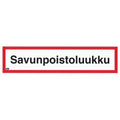 Opaste savunpoistoluukku 400X100 muovi