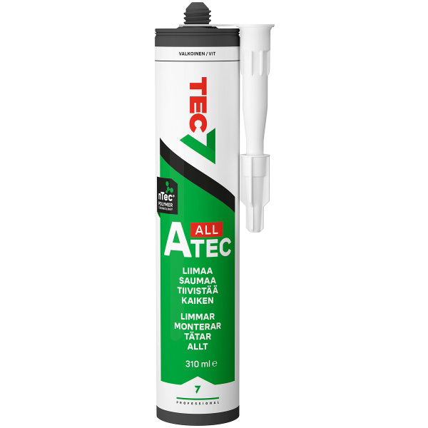 A-tec liima-ja tiivistemassa 310 ml valk