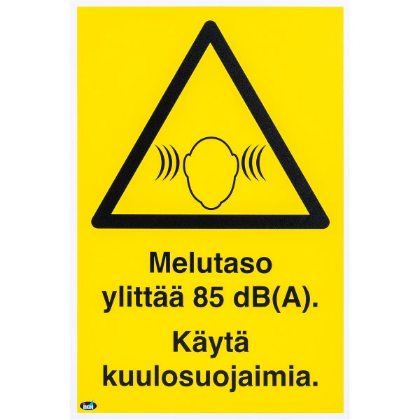 Opaste 200X300 melutaso ylittää 85 db käytä kuulosu