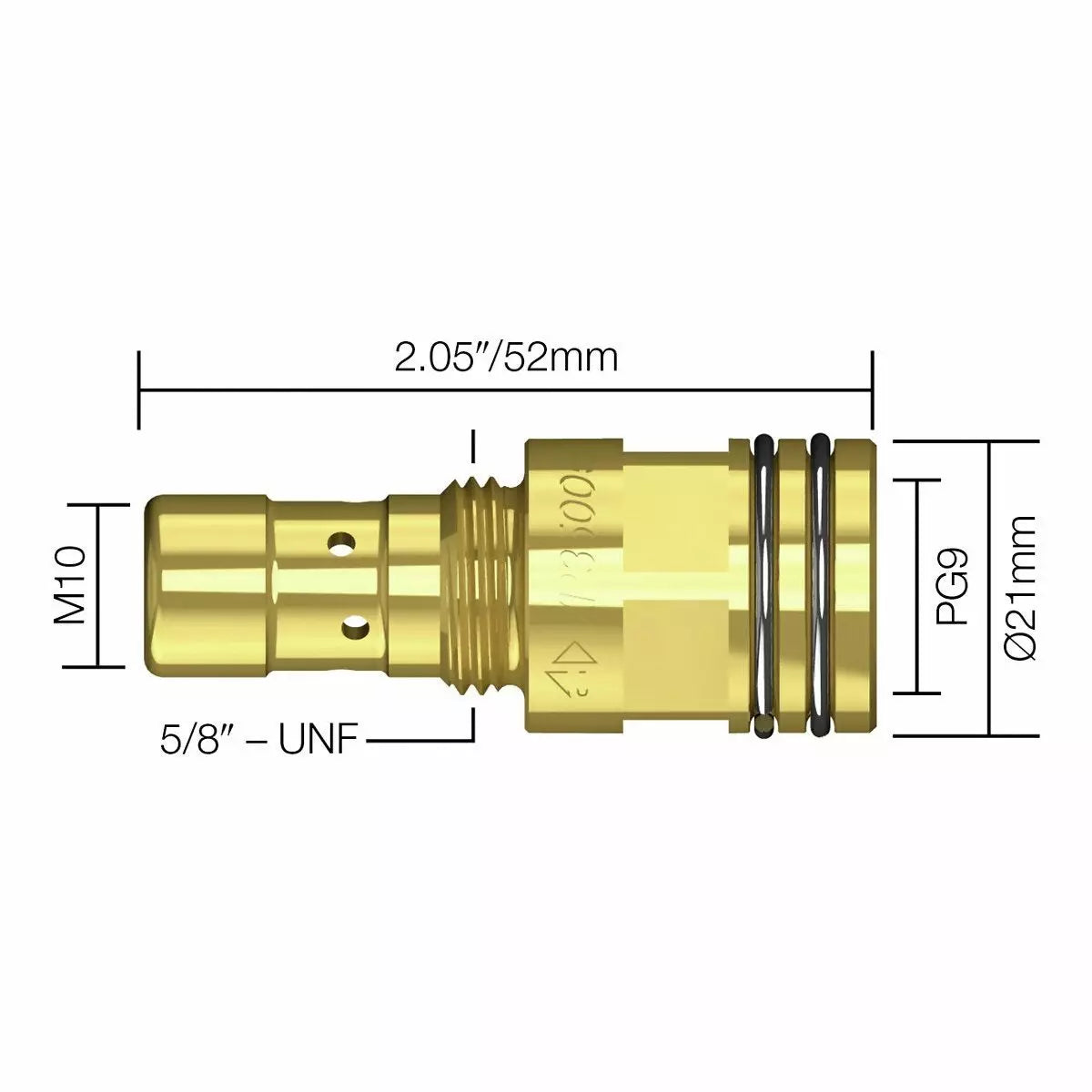 Virtasuuttimen pidin M10 XP8 Parweld