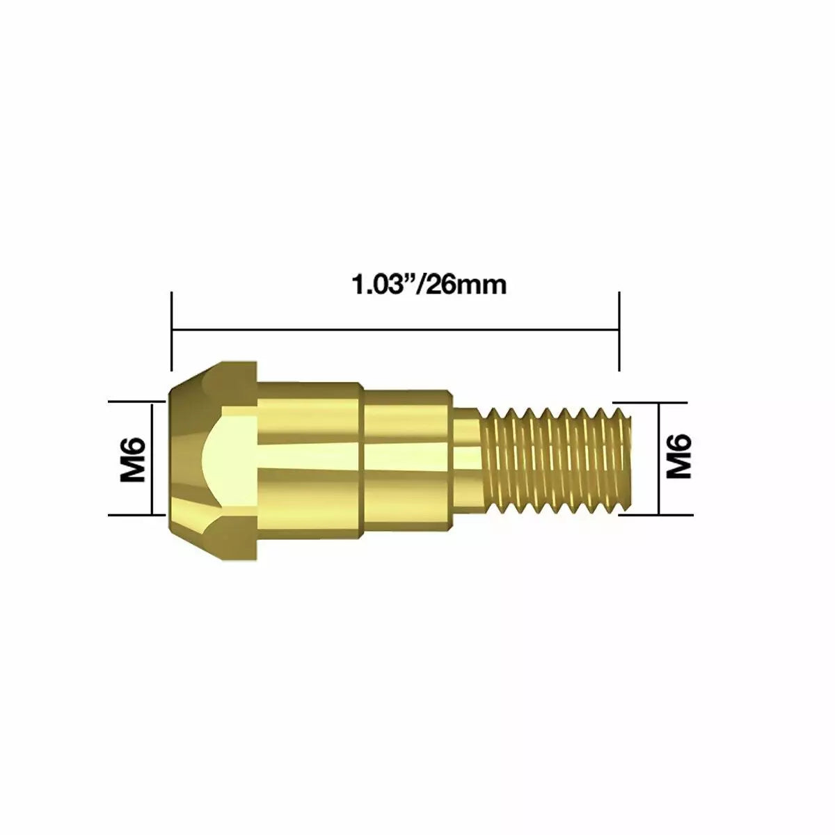 Virtasuuttimen pidin M6 5 kpl Parweld