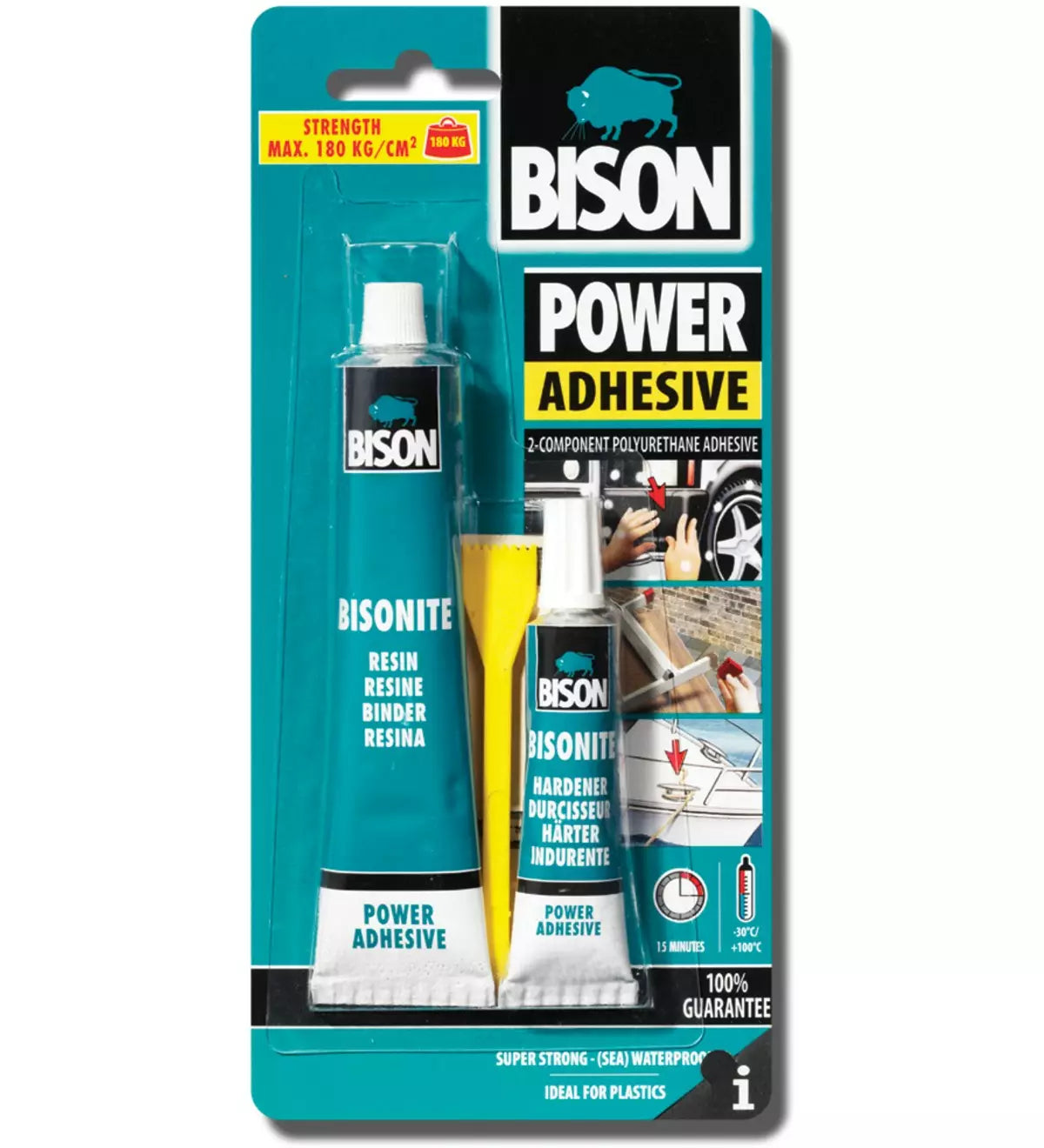Bison Power Adhesive PU-voimaliima 2-k 62,5 ml
