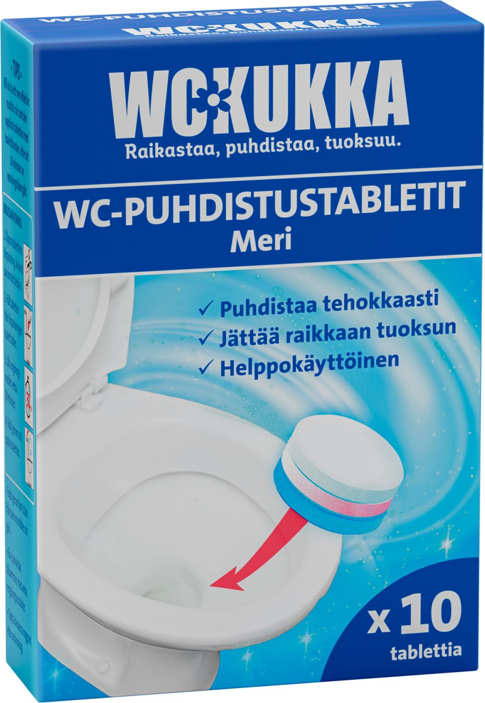 WC-Kukka Meri Puhdistustabletti 10 kpl/pkt