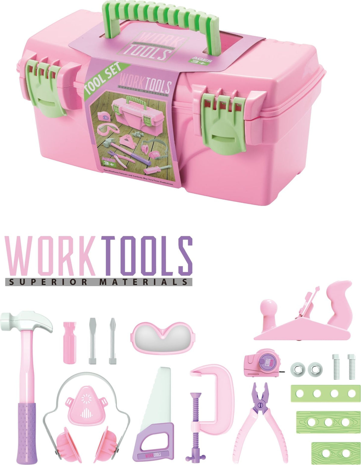 Work Tools 20 osainen työkalupakki