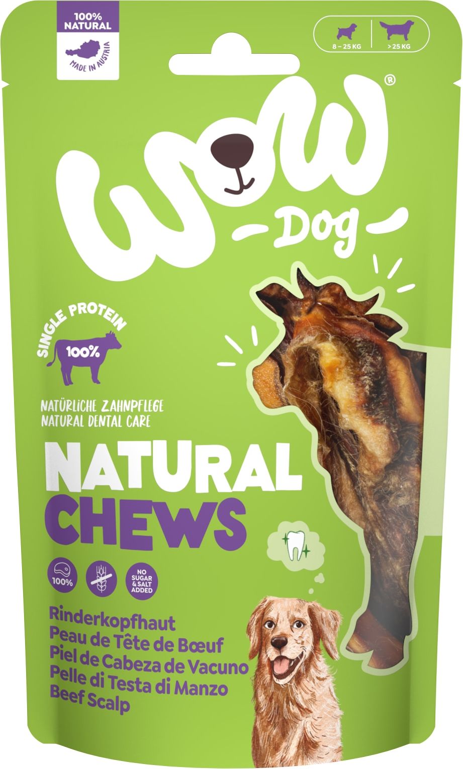 Wow dogs Naudan päänahka