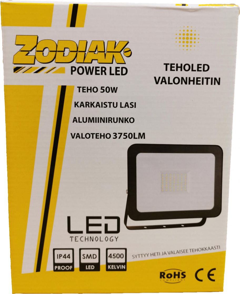 Zodiak  50 w Led valonheitin